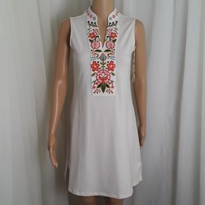 Spartina 449 Cream Cordella Blossom XS Tunic Dress